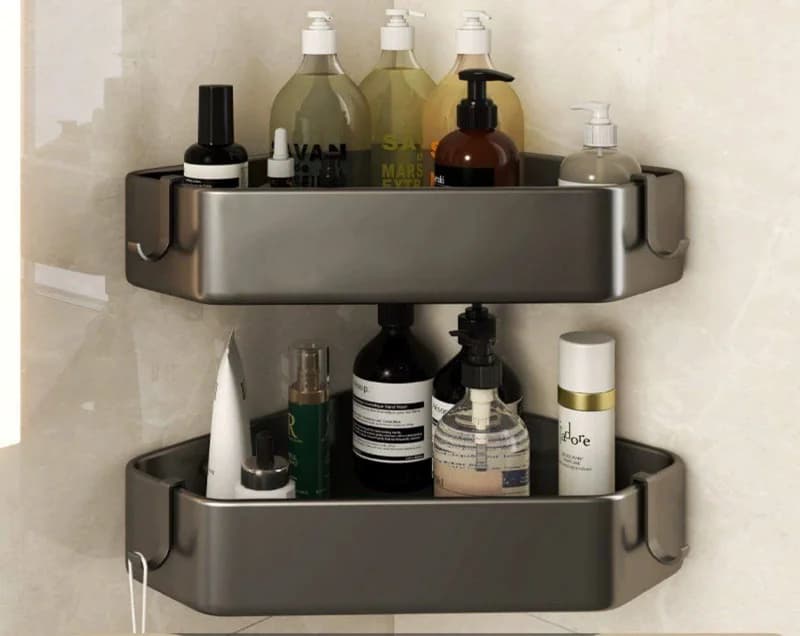 bathroom shelf