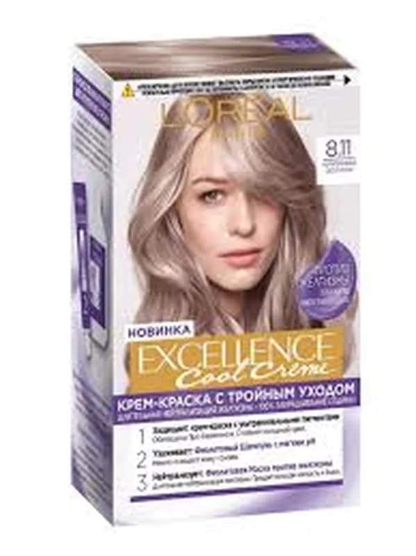 Крем-краска Excellence Color 8.11 Светло-русый
