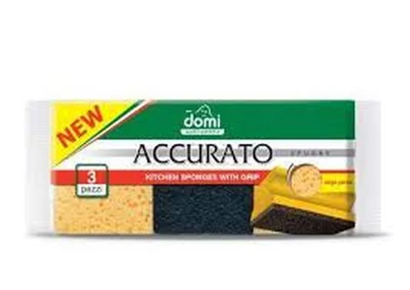 Domi Kitchen губкалары профилдүү Accurato 3 шт