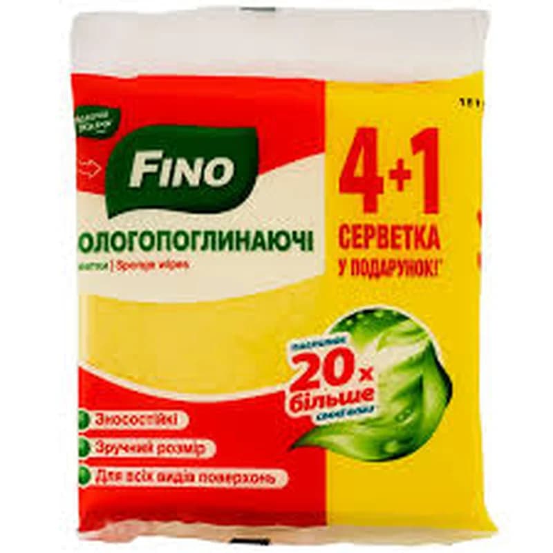 Fino абсорбент салфеткалары 4+1 шт