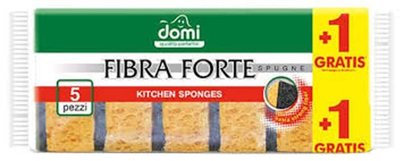 Domi Kitchen губкалары чоң 5+1 шт PROMO
