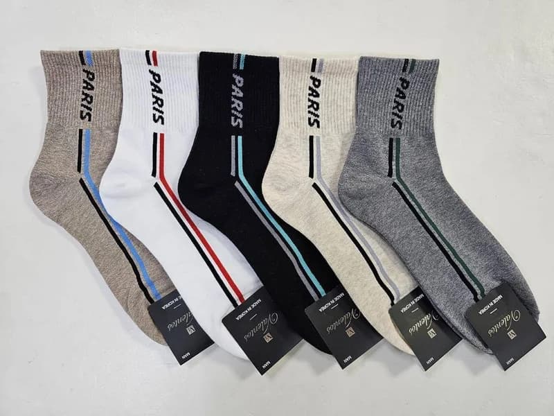 Носки на манжете с надписью <<ПАРИЖ>>