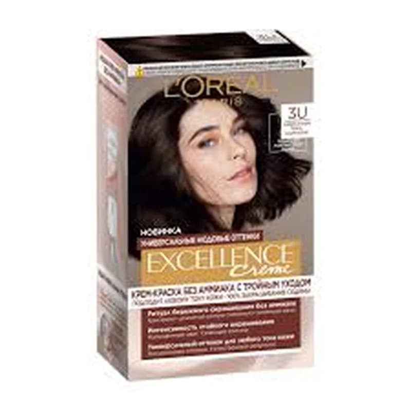 Краска для волос без аммиака Excellence Nudes, оттенок 3U