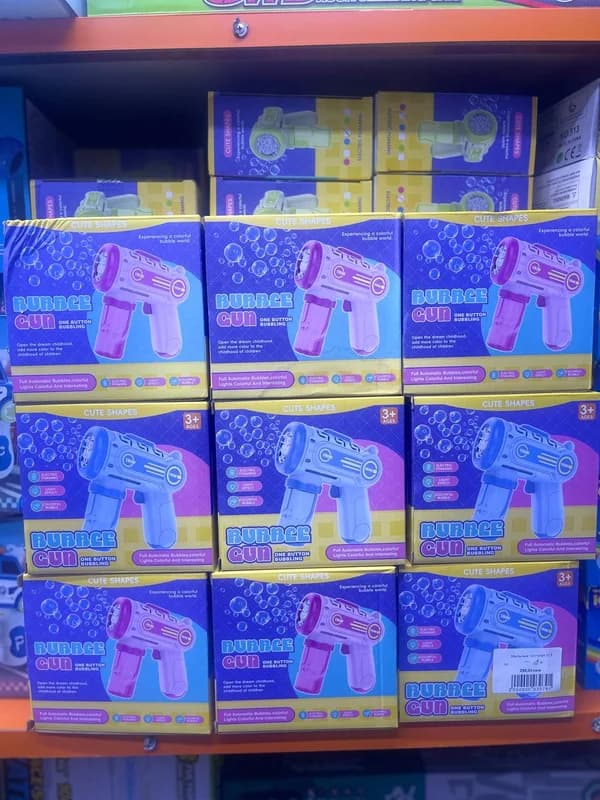 Мыльные пистолет BUBBLE GUN